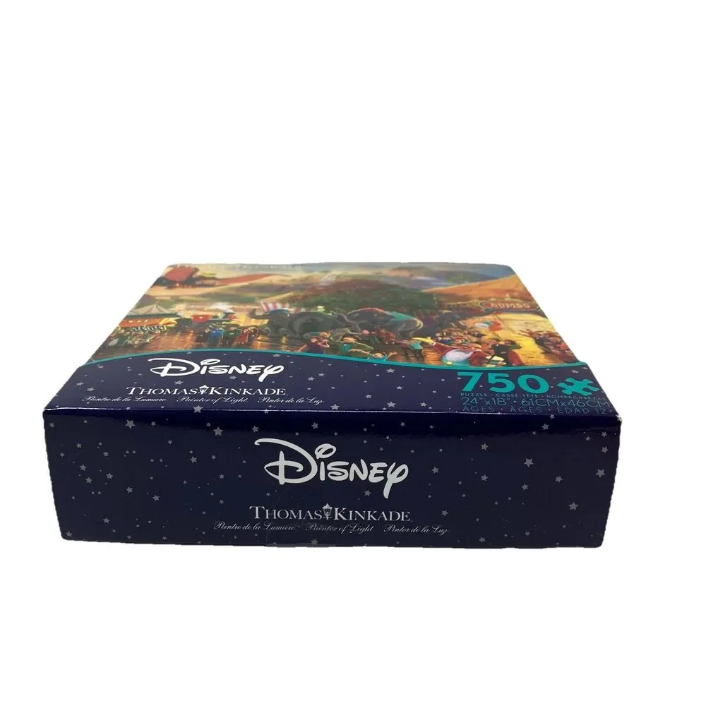 Disney‎ Thomas Kinkade Dumbo Circus Parade 750 Pc Disney Fantasy Animal Puzzle